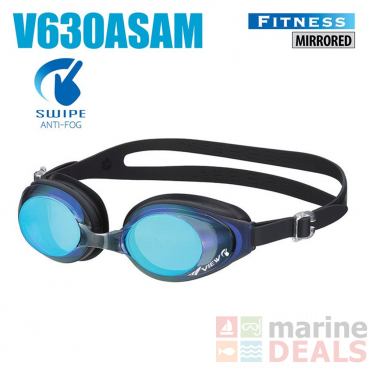 View Swipe Fitness Mirrored Goggles Blue/Black