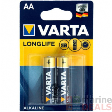 Varta Longlife AA Alkaline Battery 2-Pack