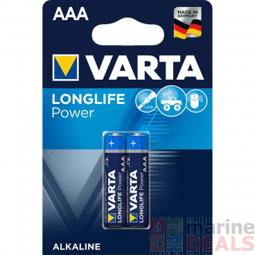Varta Longlife Power AAA Alkaline Battery 2-Pack