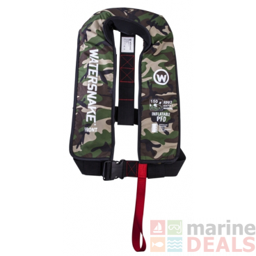 Watersnake Level 150 Inflatable  Adult Life Jacket Camouflage