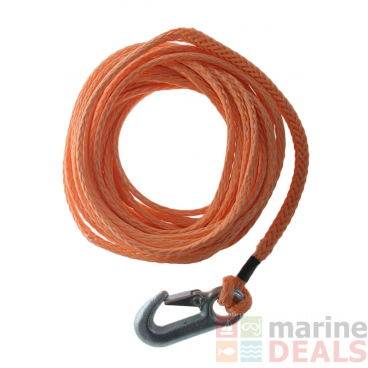 Synthetic Boat Trailer Winch Rope with Snap Hook 8m