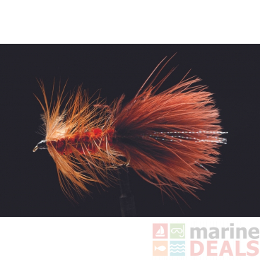 Manic Tackle Project Woolly Bugger Streamer Brown #8