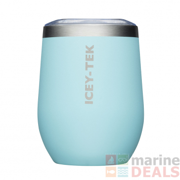 Icey-Tek Wine Insulated Travel Mug 350ml Baby Blue