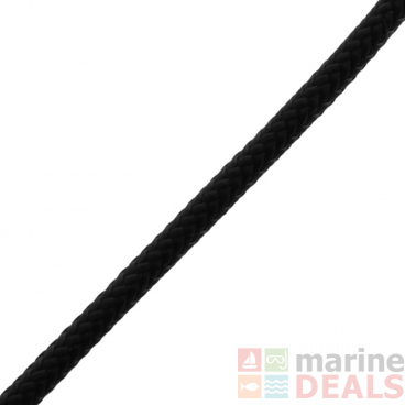 Donaghys Yachtmaster Brights Yacht Braid Rope 12mm x 100m Black