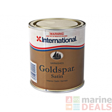 International Goldspar Satin Interior Varnish 500ml Clear
