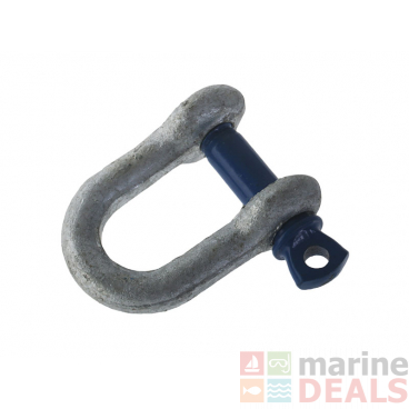 Trailparts D-Shackle Rated Pin Galvanised 22mm Throat