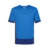 Icebreaker ZoneKnit Mens T-Shirt Blue Large