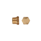 Tecnoseal Brass Plug for Lombardini Engine Pencil Anode 1/4in Thread