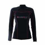 Sharkskin Chillproof Womens Long Sleeve Thermal Rash Top Black