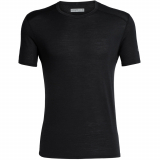 Icebreaker Merino Amplify Hybrid Mens T-Shirt Black L