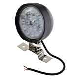 LED Adjustable Utility Floodlight Black 10-30VDC 1100lm