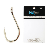 Fishtech Sprat Hooks #10 Qty 20