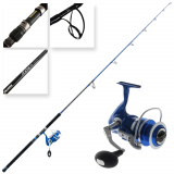 Okuma Azores Blue 6500 Stickbait Combo with Tube 7ft 9in 45-150g 3pc