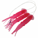 H2O Pro 7in Triple Rigged B2 Squid Dredge Teaser Pink
