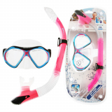 Mares Pearl Adult Dive Mask and Snorkel Set Pink/Clear