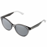 North Beach Tiare Polarised Sunglasses Silver Mirror/Xtal Grey Frame