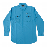 Ridgeline Mako Fishing Mens Long Sleeve Shirt Blue 4XL