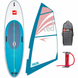 Red Paddle Co WindSURF Inflatable Stand Up Paddle Board with Ride Rig and Titan II Pump 10ft 7in