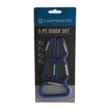 Campmaster Spring-Loaded Carabiners 5-Pack