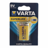 Varta Superlife Heavy Duty Dry Cell Battery 9V - Outdated Stock
