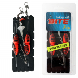 Bite Surfcasting Pulley Rig Float 4/0+5/0 Red Snake