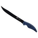 Cuda Professional Serrated Knife with Sheath 9in