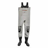 Black Shag Neoprene Chest Waders with Waterproof Front Pocket 4mm