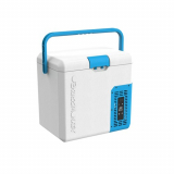Brass Monkey Portable Fridge/Freezer 18L with Battery Compartment Blue/White