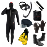 Cressi Paua Diver Package Size 5 / US9
