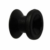 Osculati Shock Cord Button Nylon Black 18mm OD for 8mm Cord Qty 2