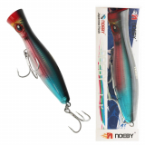 NOEBY NBL Surface GT Popper Lure 160mm Blue/Red