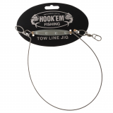 Hook'em Stainless Troll Towline with Glow Keel 40cm