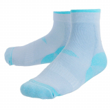 Black Shag Hybrid Merino Crew Socks Blue US5-8