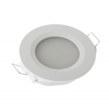LED Downlight with Push Button Diffuser 11-16VDC 2W White