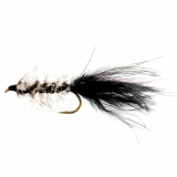 Black Magic Woolly Bugger Trout Fly Black Size B04 Qty 1