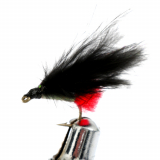 Black Magic Lumo Black Marabou Trout Fly A08 Qty 1