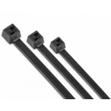 Hella Marine Black Cable Ties 380mm x 7.6mm, Pack 10