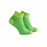 Wrightsock Coolmesh II Quarter Socks Lemon/Lime M