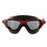 Cressi Saturn Crystal Swimming Goggles Black/Red/Smoked Lenses