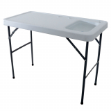 Collapsible Filleting Table with Sink 1145 x 590 x 865mm