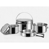 Naturehike Stainless 3-Piece Camp Cooking Set