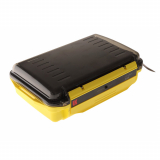 Underwater Kinetics 308 Weatherproof UltraBox Tinted Clear Lid with Pouch and Padded Liner Yellow