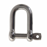 Cleveco 316 Stainless Steel Forged D Shackles with Captive Bolt