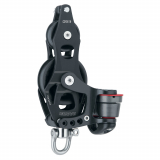 Harken Element Aluminium Fiddle Block Swivel Becket Cam Cleat 60mm