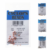 Cyclops Brass Beads for Fly Tying 7/64in Qty 24