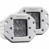 Rigid D-Series PRO Specter Diffused LED Light Flush Mount White Pair