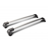 Yakima FlushBar Roof Rack Crossbar Pair Silver