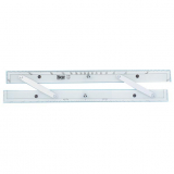 Weems & Plath Aluminium Arms Parallel Ruler 18in
