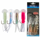 CDX Rig-Em Squid Flasher Rig 13cm Qty 3