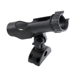 Adjustable Plastic Rod Holder Black